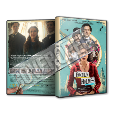 Enola Holmes 2020 Türkçe Dvd Cover Tasarımı